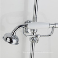 WRAS TMV2 Brass HPB59-1SL0007 (05) Ducha tradicional termostática con ducha de lluvia Tipada de curva elegante